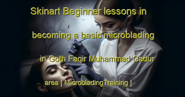 Skinart Beginner lessons in becoming a basic microblading in Goth Faqir Muhammad Gadur area | MicrobladingTraining | MicrobladingClasses | SkinartTraining-Pakistan